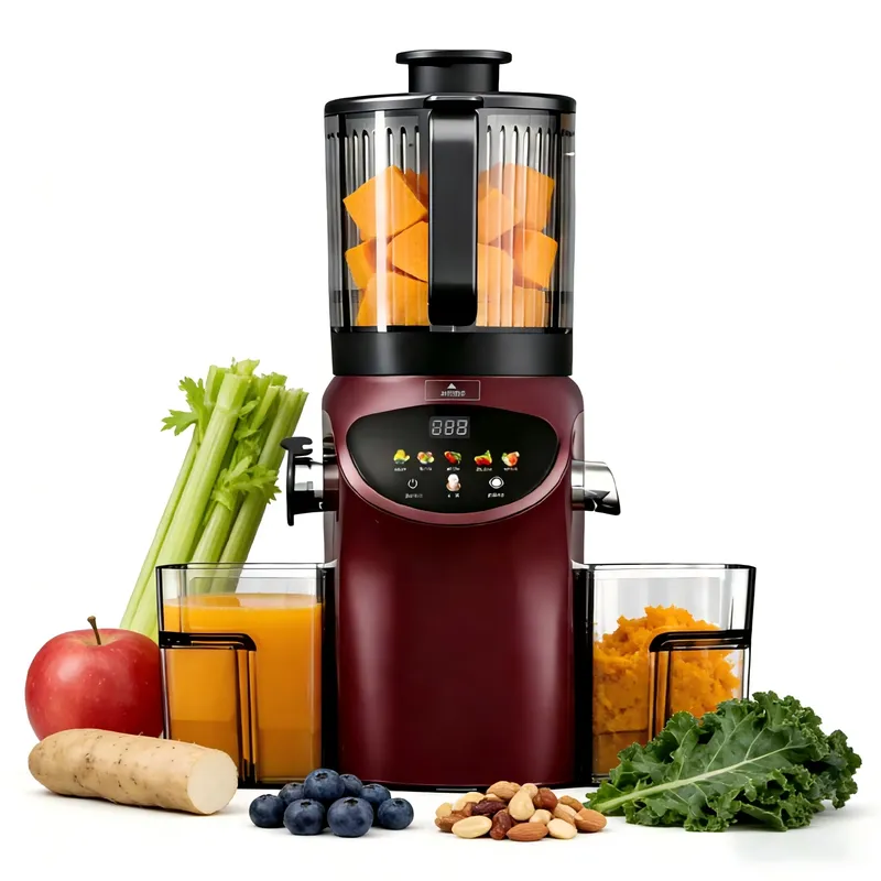 Electric Slow Juicer Cold Press - Hochwertige elektrische 6,30-Zoll-Kaltpress-Entsaftermaschine mit extra großem