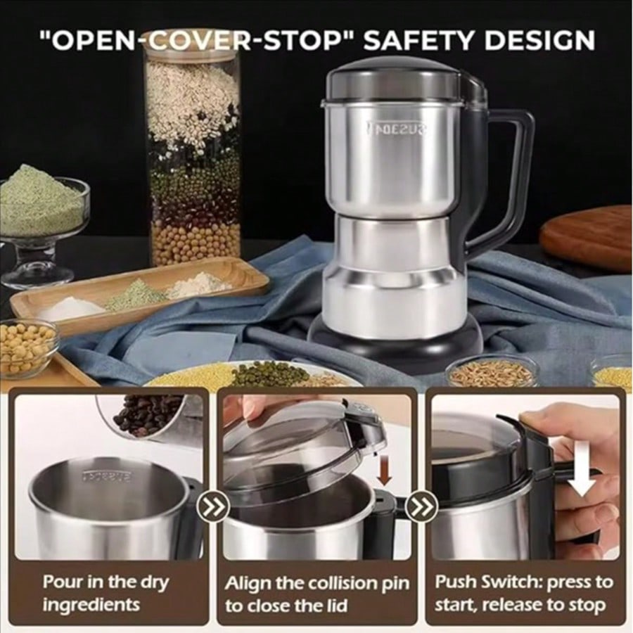 Kaffeemühle, 300 W leistungsst – Coffee Bean Grinder Electric Bewertung und Preis