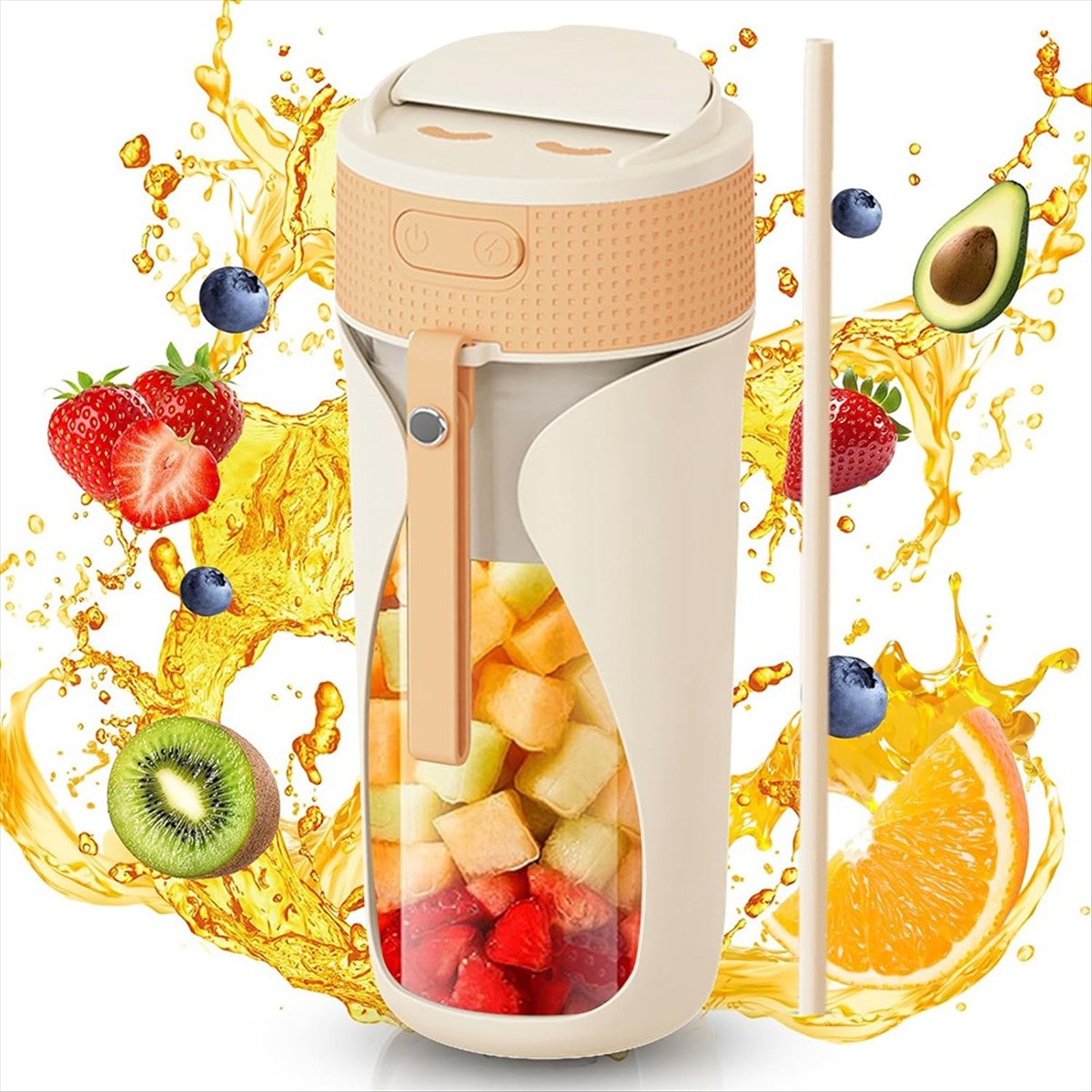 Tragbarer Mixer-Becher 450ml M – Portable Blender Usb Rechargeable Bewertung und Preis